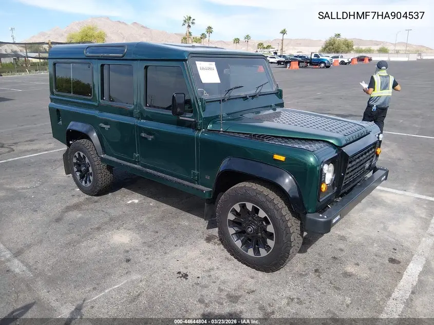 1991 Land Rover Defender VIN: SALLDHMF7HA904537 Lot: 44644804