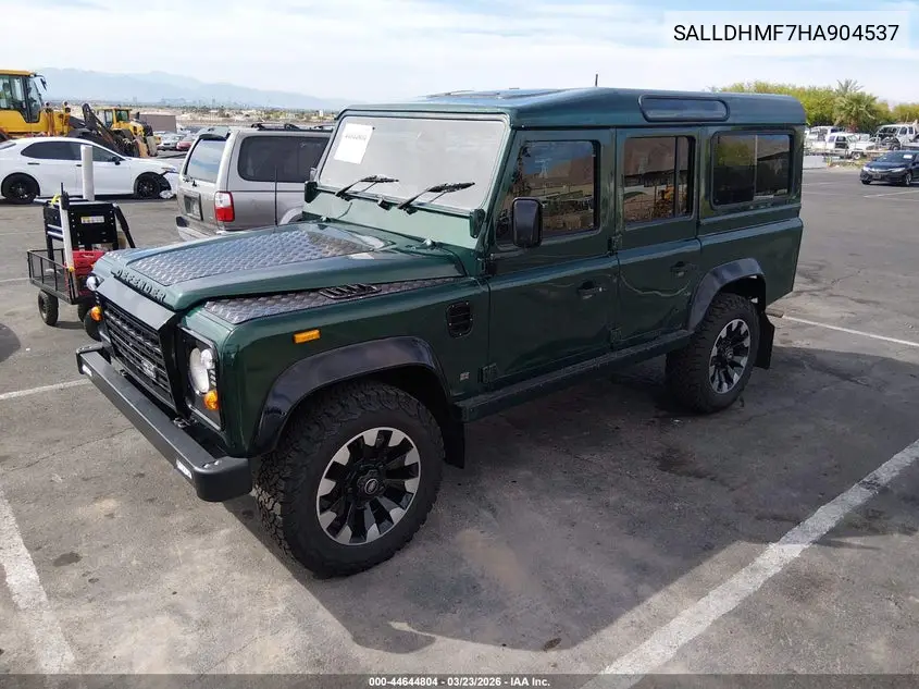 1991 Land Rover Defender VIN: SALLDHMF7HA904537 Lot: 44644804