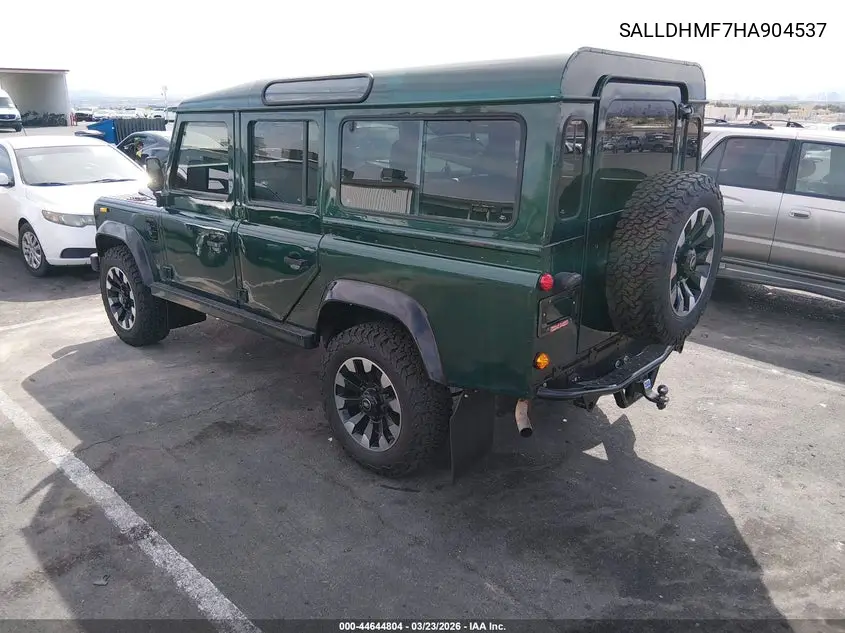 1991 Land Rover Defender VIN: SALLDHMF7HA904537 Lot: 44644804