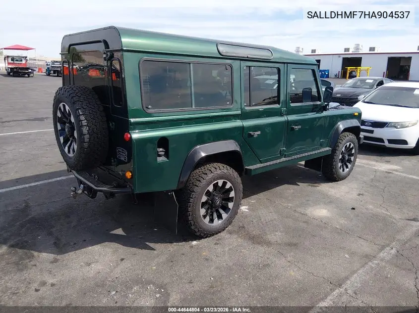 1991 Land Rover Defender VIN: SALLDHMF7HA904537 Lot: 44644804
