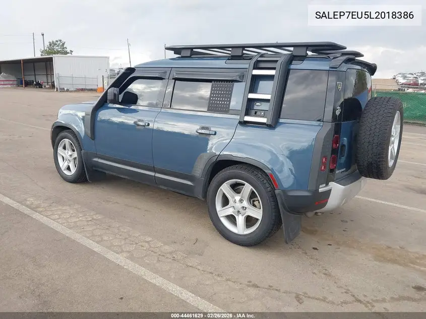 2020 Land Rover Defender 110 Se VIN: SALEP7EU5L2018386 Lot: 44461629