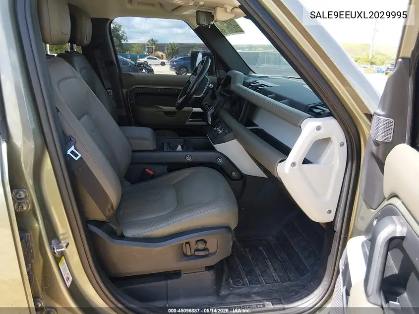 2020 Land Rover Defender 110 Hse VIN: SALE9EEUXL2029995 Lot: 45096887
