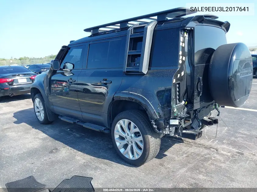 2020 Land Rover Defender 110 Hse VIN: SALE9EEU3L2017641 Lot: 45442528