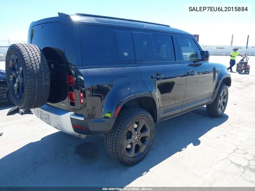 2020 Land Rover Defender 110 Se VIN: SALEP7EU6L2015884 Lot: 45667684