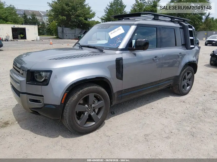 2021 Land Rover Defender 110 X-Dynamic Hse VIN: SALE3ERU9M2045148 Lot: 45495392