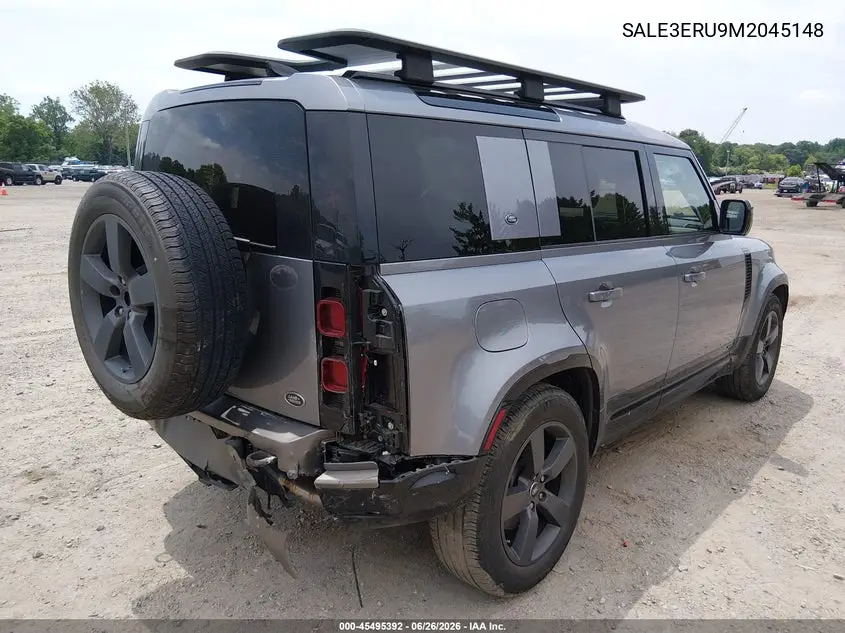 2021 Land Rover Defender 110 X-Dynamic Hse VIN: SALE3ERU9M2045148 Lot: 45495392