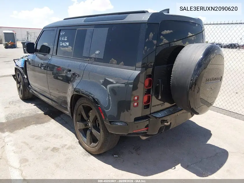 2022 Land Rover Defender 110 X-Dynamic Hse VIN: SALE3ERUXN2090620 Lot: 45253801