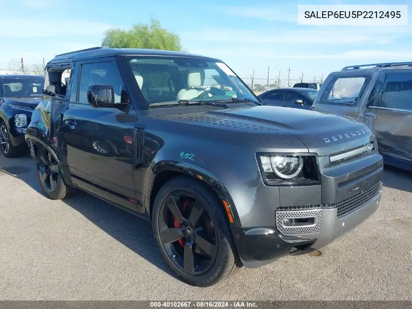 2023 Land Rover Defender 90 Se VIN: SALEP6EU5P2212495 Lot: 40102667