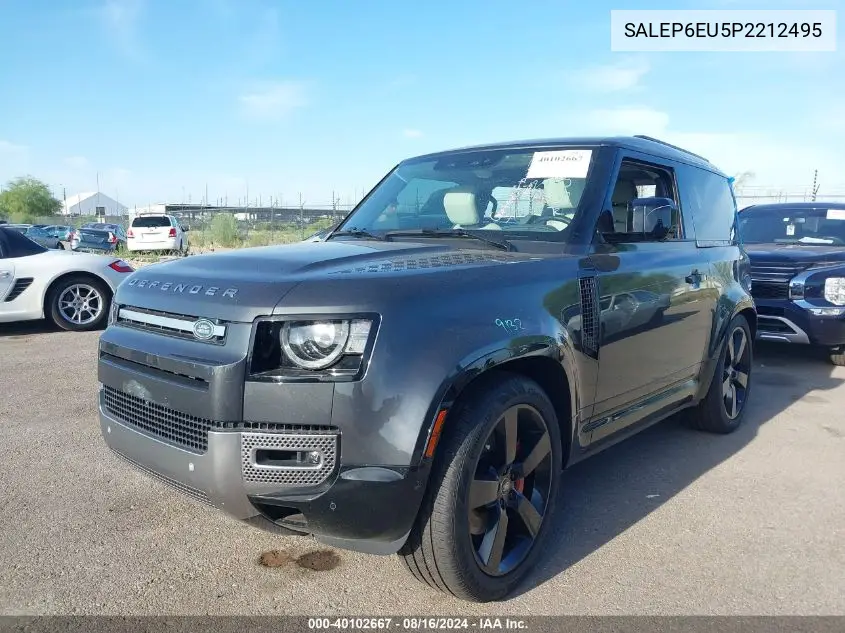 2023 Land Rover Defender 90 Se VIN: SALEP6EU5P2212495 Lot: 40102667