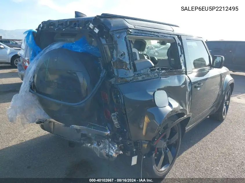 2023 Land Rover Defender 90 Se VIN: SALEP6EU5P2212495 Lot: 40102667