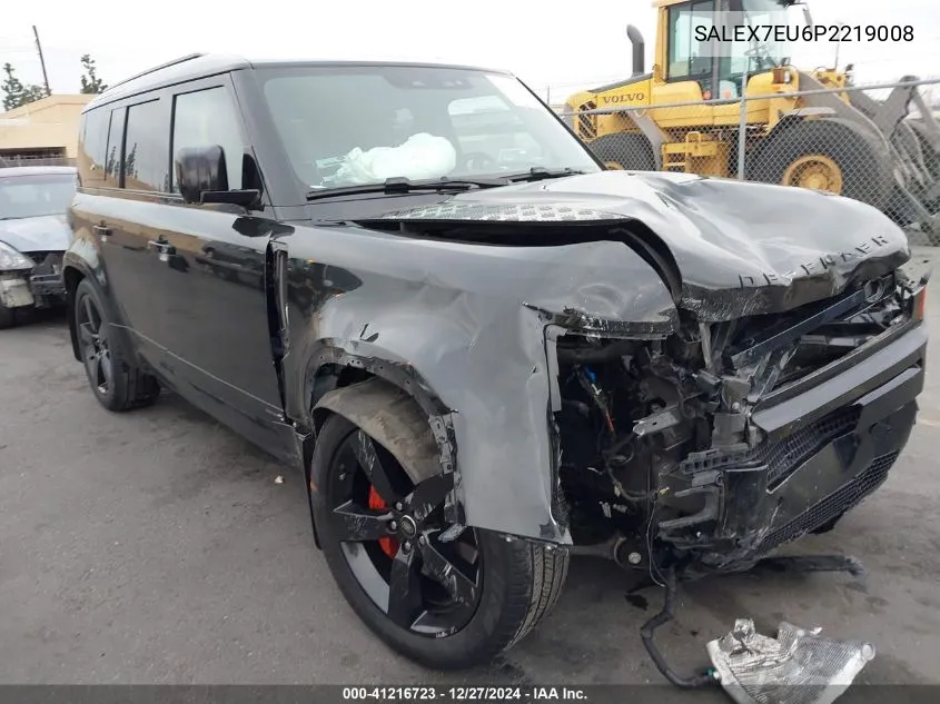 2023 Land Rover Defender 110 X VIN: SALEX7EU6P2219008 Lot: 41216723