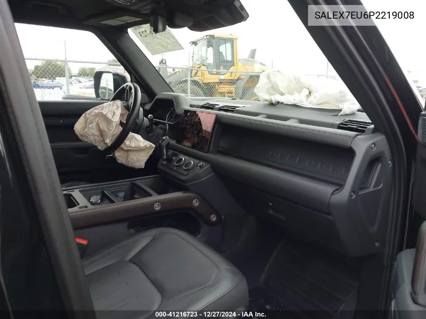 2023 Land Rover Defender 110 X VIN: SALEX7EU6P2219008 Lot: 41216723