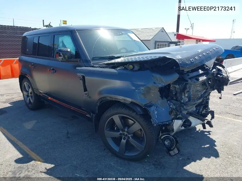 2023 Land Rover Defender VIN: SALEWEEE0P2173241 Lot: 43138338