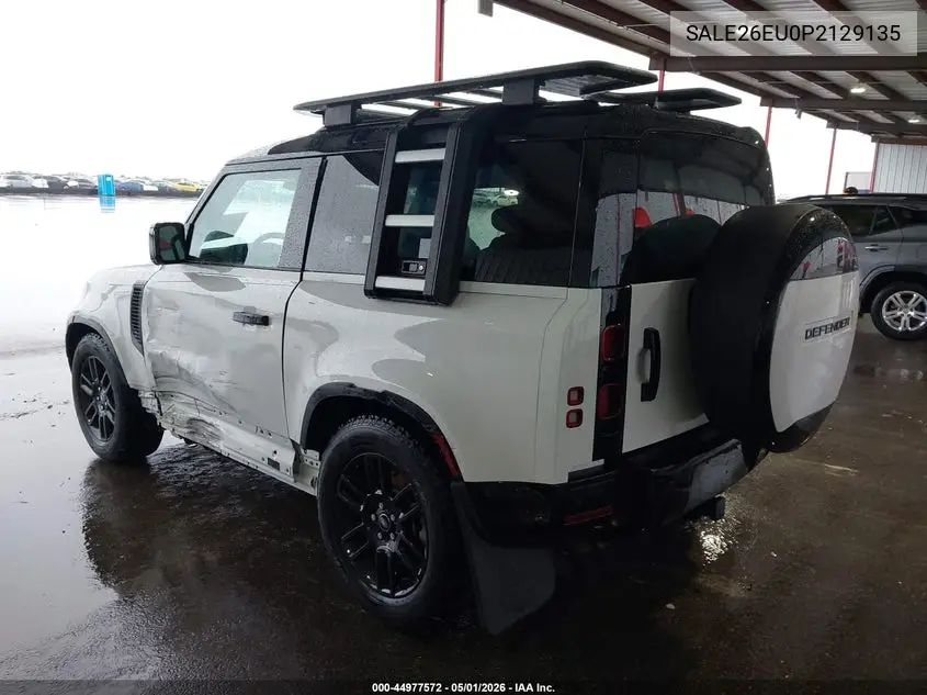 2023 Land Rover Defender 90 X-Dynamic Se VIN: SALE26EU0P2129135 Lot: 44977572