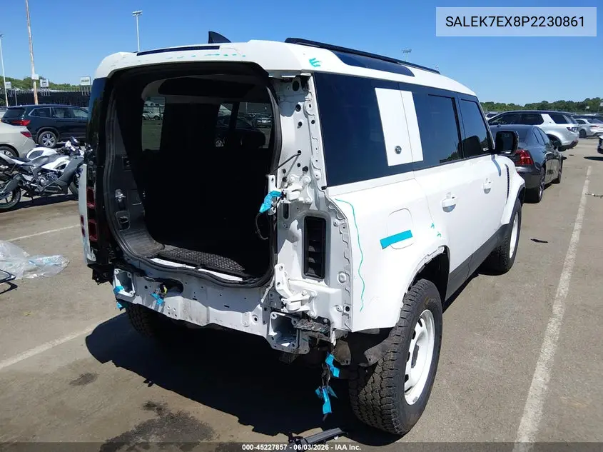 2023 Land Rover Defender 110 Standard VIN: SALEK7EX8P2230861 Lot: 45227857