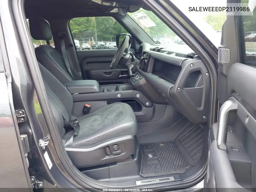 2023 Land Rover Defender 110 Carpathian Edition/110 V8 VIN: SALEWEEE0P2119986 Lot: 45292811