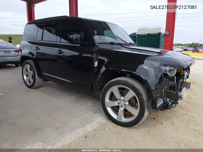 2023 Land Rover Defender 110 X-Dynamic Se VIN: SALE27EU7P2127081 Lot: 45334115