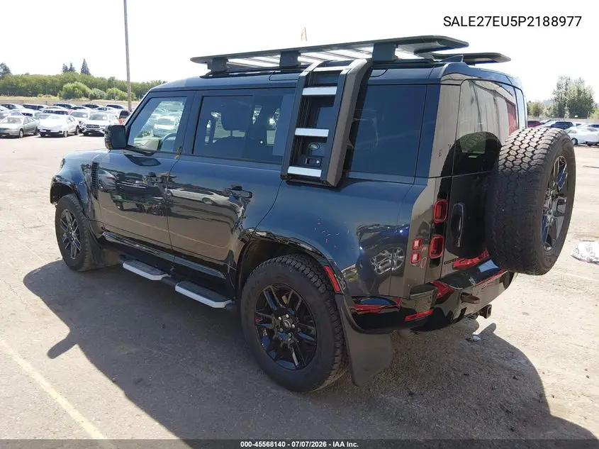 2023 Land Rover Defender 110 X-Dynamic Se VIN: SALE27EU5P2188977 Lot: 45568140