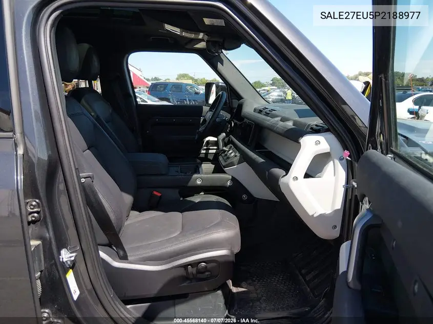 2023 Land Rover Defender 110 X-Dynamic Se VIN: SALE27EU5P2188977 Lot: 45568140