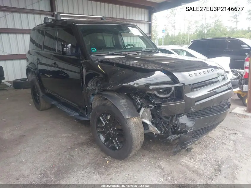 2023 Land Rover Defender 110 X-Dynamic Se VIN: SALE27EU3P2146677 Lot: 45598734