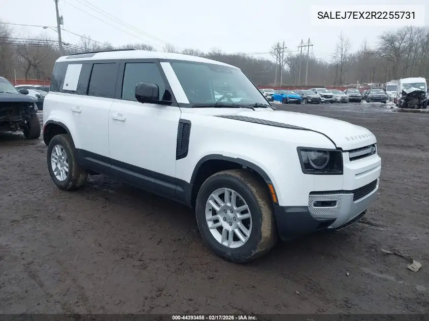 2024 Land Rover Defender 110 P300 VIN: SALEJ7EX2R2255731 Lot: 44393458