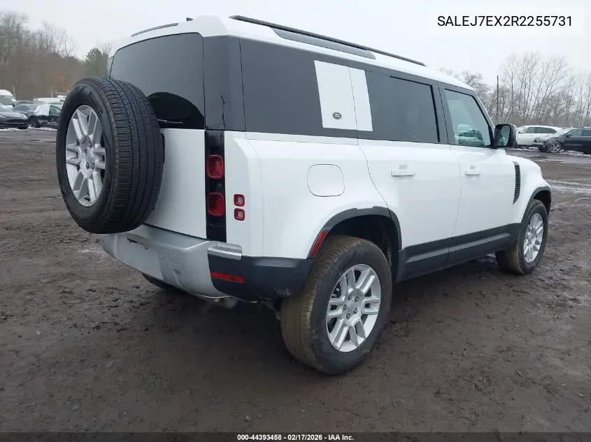 2024 Land Rover Defender 110 P300 VIN: SALEJ7EX2R2255731 Lot: 44393458