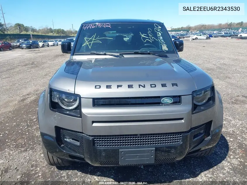 2024 Land Rover Defender 110 P400 X-Dynamic Se VIN: SALE2EEU6R2343530 Lot: 44961842
