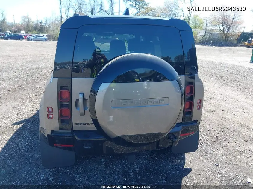 2024 Land Rover Defender 110 P400 X-Dynamic Se VIN: SALE2EEU6R2343530 Lot: 44961842