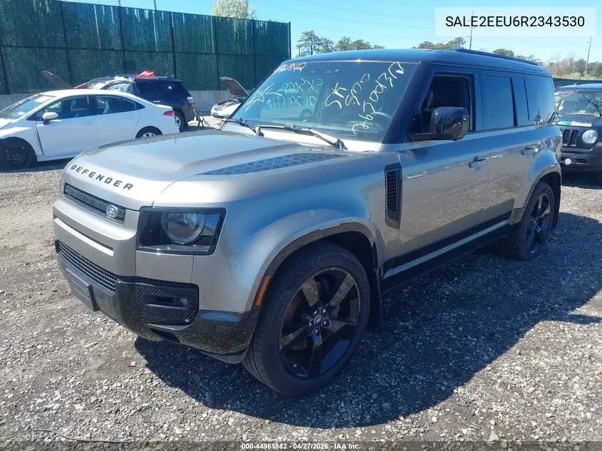 2024 Land Rover Defender 110 P400 X-Dynamic Se VIN: SALE2EEU6R2343530 Lot: 44961842