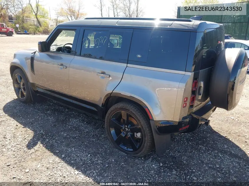 2024 Land Rover Defender 110 P400 X-Dynamic Se VIN: SALE2EEU6R2343530 Lot: 44961842
