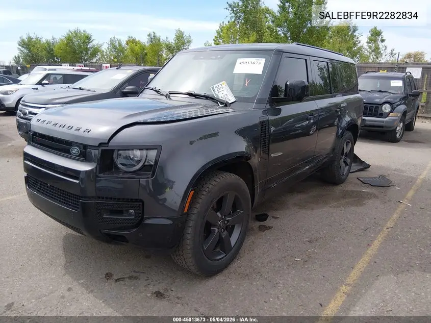 2024 Land Rover Defender 130 P500 V8 VIN: SALEBFFE9R2282834 Lot: 45013673