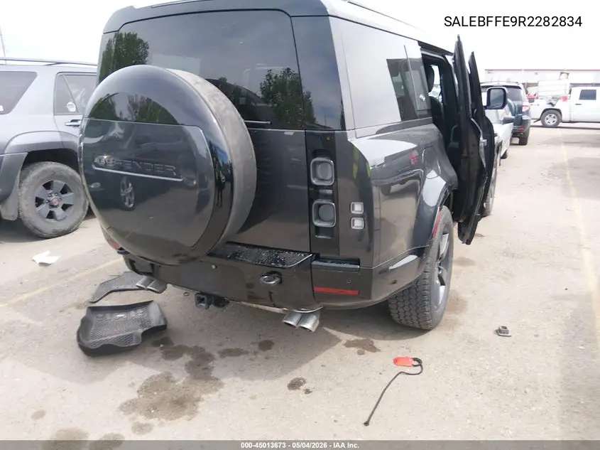 2024 Land Rover Defender 130 P500 V8 VIN: SALEBFFE9R2282834 Lot: 45013673