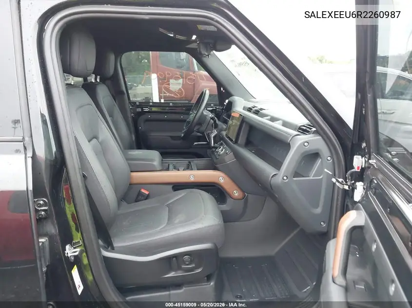 2024 Land Rover Defender 110 P400 X VIN: SALEXEEU6R2260987 Lot: 45159009