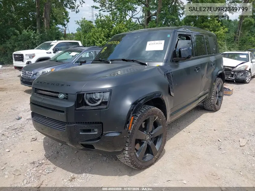2024 Land Rover Defender 110 P400 X-Dynamic Se VIN: SALE27EU9R2349799 Lot: 45553559