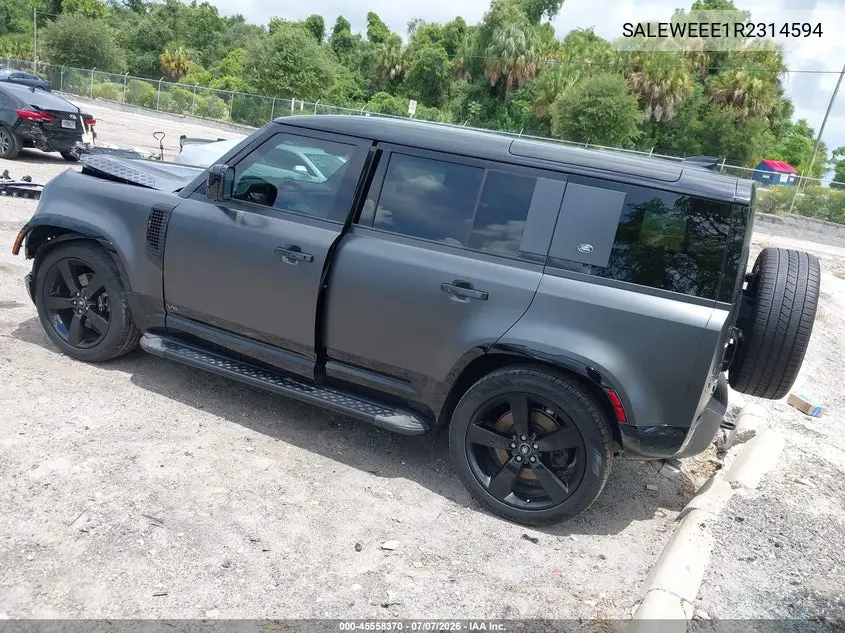 2024 Land Rover Defender 110 P525 Carpathian Edition VIN: SALEWEEE1R2314594 Lot: 45558370