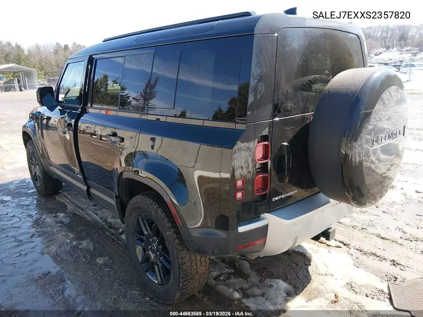 2025 Land Rover Defender 110 P300 VIN: SALEJ7EXXS2357820 Lot: 44663569
