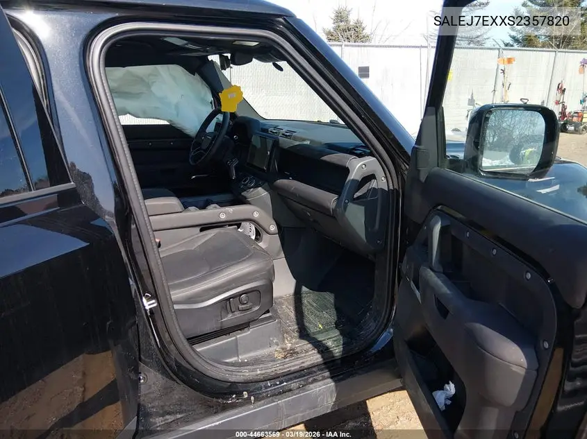 2025 Land Rover Defender 110 P300 VIN: SALEJ7EXXS2357820 Lot: 44663569
