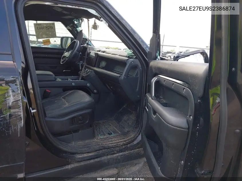 2025 Land Rover Defender 110 P400 X-Dynamic Se VIN: SALE27EU9S2386874 Lot: 45253003