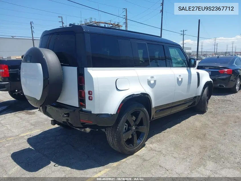 2025 Land Rover Defender 110 P400 X-Dynamic Se VIN: SALE27EU9S2367712 Lot: 45389521