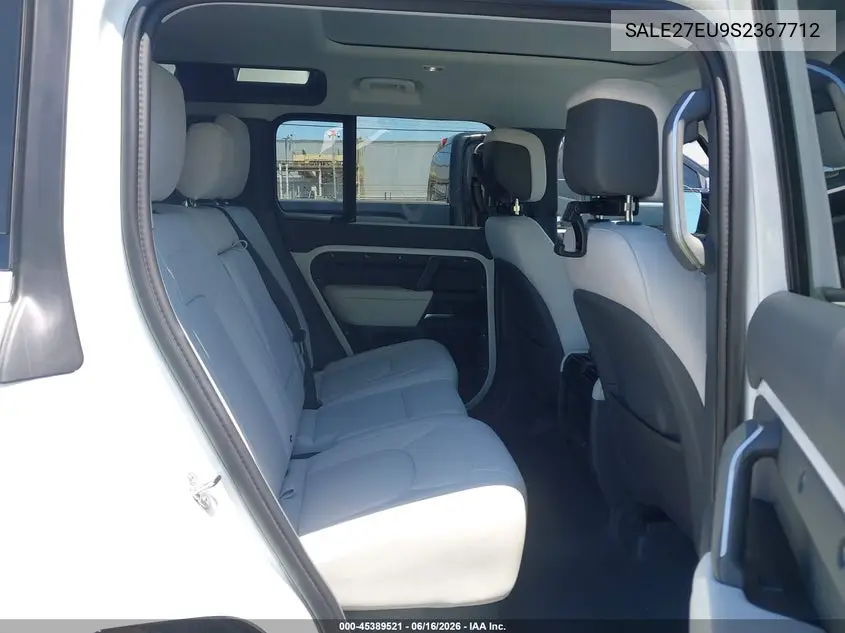 2025 Land Rover Defender 110 P400 X-Dynamic Se VIN: SALE27EU9S2367712 Lot: 45389521