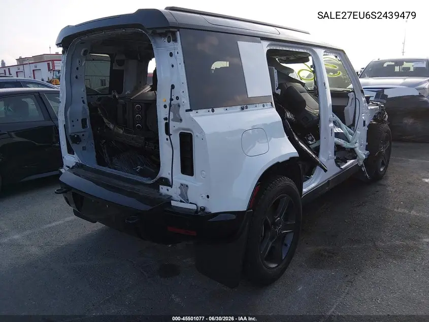 2025 Land Rover Defender 110 P400 X-Dynamic Se VIN: SALE27EU6S2439479 Lot: 45501077