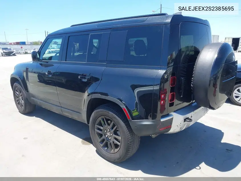 2025 Land Rover Defender 110 P300 VIN: SALEJEEX2S2385695 Lot: 45557643