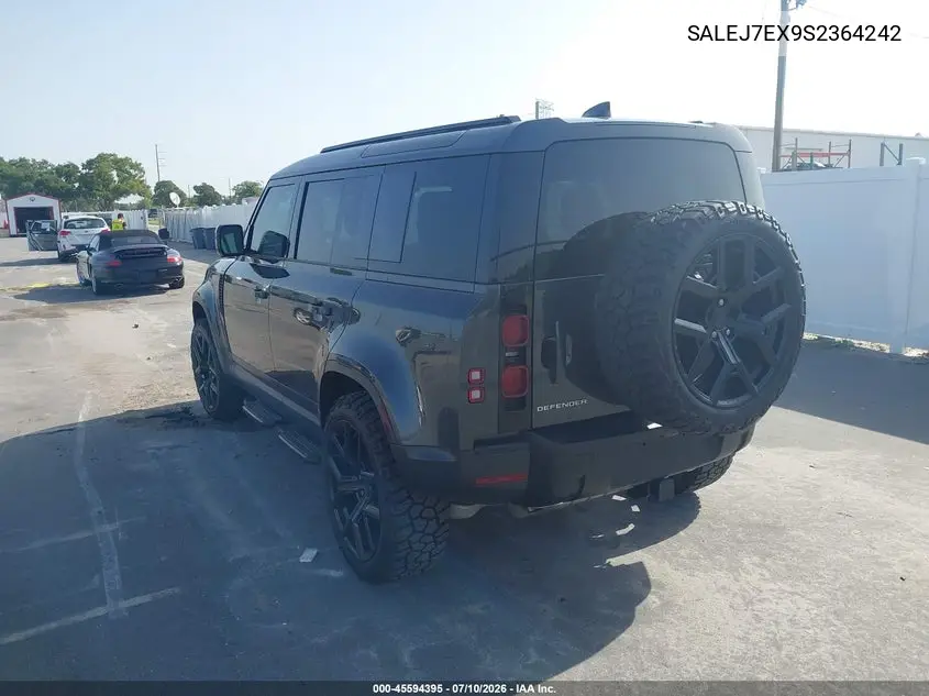 2025 Land Rover Defender 110 P300 VIN: SALEJ7EX9S2364242 Lot: 45594395
