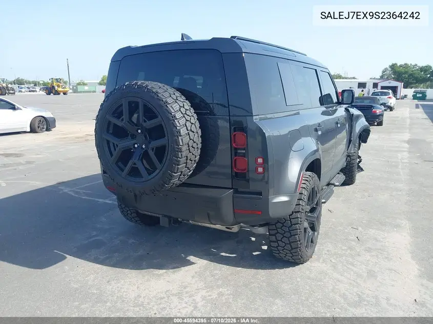 2025 Land Rover Defender 110 P300 VIN: SALEJ7EX9S2364242 Lot: 45594395