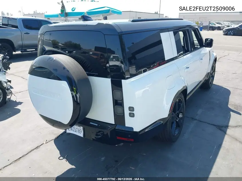 2026 Land Rover Defender P400 X-Dynamic Se VIN: SALE2FEU2T2509006 Lot: 45377792