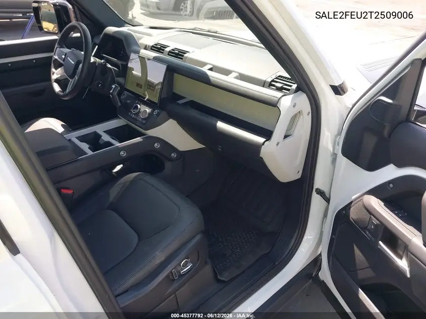 2026 Land Rover Defender P400 X-Dynamic Se VIN: SALE2FEU2T2509006 Lot: 45377792