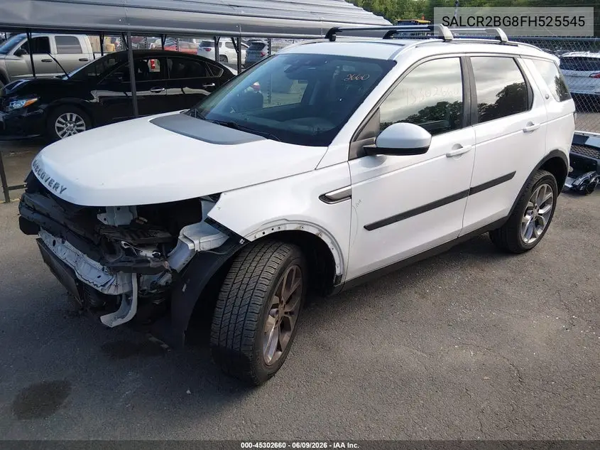 2015 Land Rover Discovery Sport Hse VIN: SALCR2BG8FH525545 Lot: 45302660