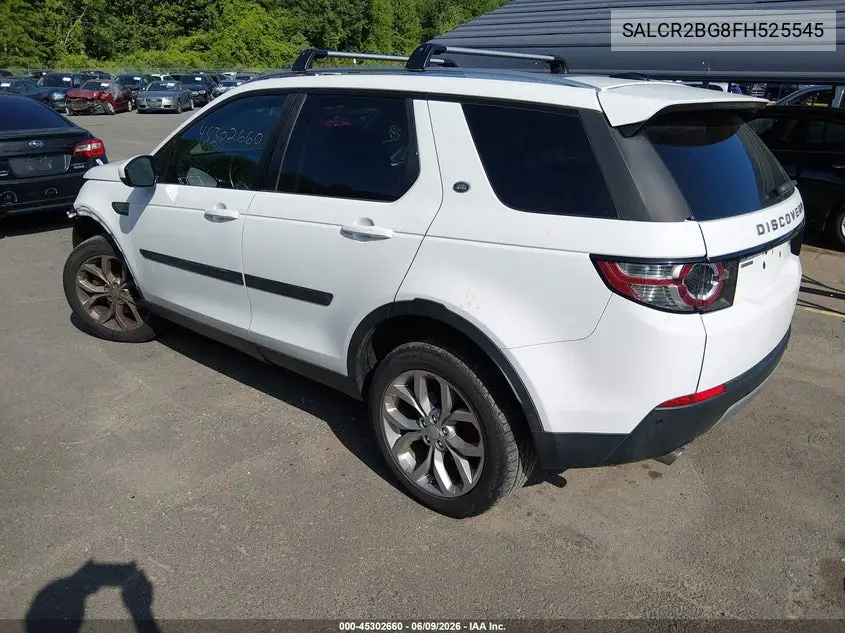 2015 Land Rover Discovery Sport Hse VIN: SALCR2BG8FH525545 Lot: 45302660