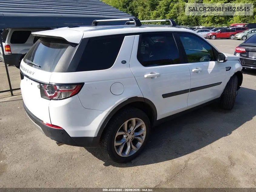 2015 Land Rover Discovery Sport Hse VIN: SALCR2BG8FH525545 Lot: 45302660