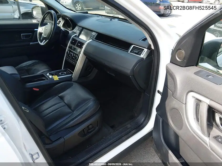 2015 Land Rover Discovery Sport Hse VIN: SALCR2BG8FH525545 Lot: 45302660
